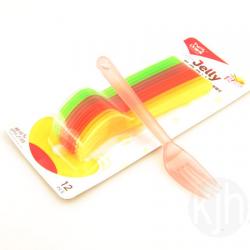 多彩喱叉，12支/板