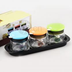 君之玻璃調味罐（三入）15