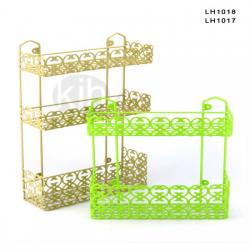 雕花方型二層、三層架