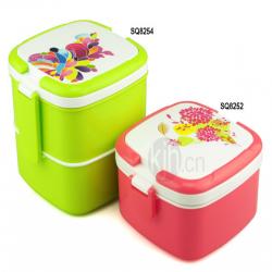 方型手提飯盒、雙層飯