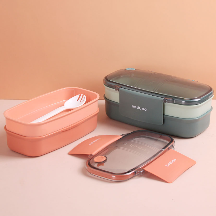 可伊雙層便當(dāng)盒(中號/