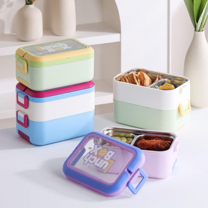 多層不銹鋼便當盒一層