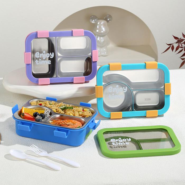 星樂便當盒不銹鋼款 