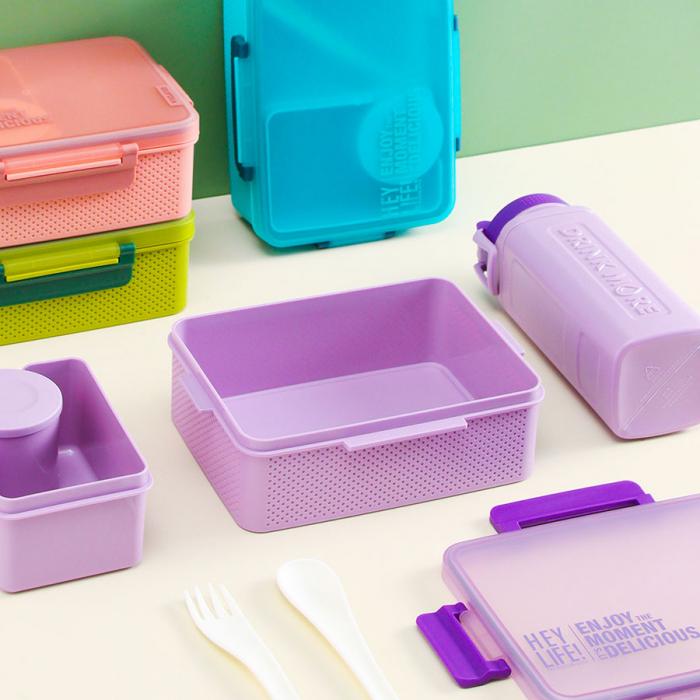 躍動3格飯盒+運(yùn)動水壺套裝(含內(nèi)盒1500ml+80